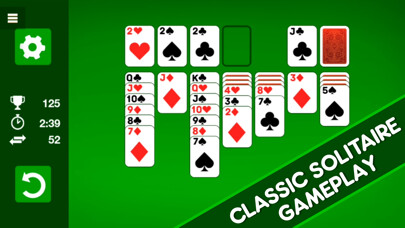 Emulate iPhone app Solitaire Free - classic card game using MyAndroid