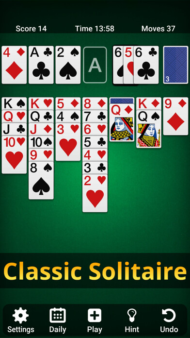 Emulate iPhone app Solitaire : Humble Classic using MyAndroid