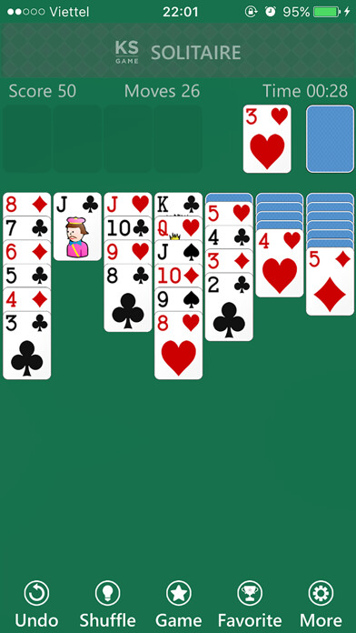 Emulate iPhone app Solitaire Klondike Awesome using MyAndroid Emulate iPhone app Solitaire Klondike Awesome using MyAndroid
