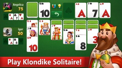 Emulate iPhone app Solitaire Klondike card games using MyAndroid
