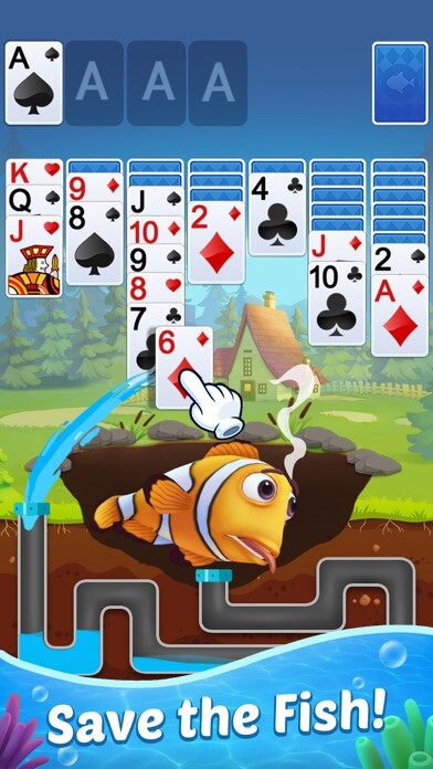 Emulate iPhone app Solitaire Klondike Fish using MyAndroid Emulate iPhone app Solitaire Klondike Fish using MyAndroid