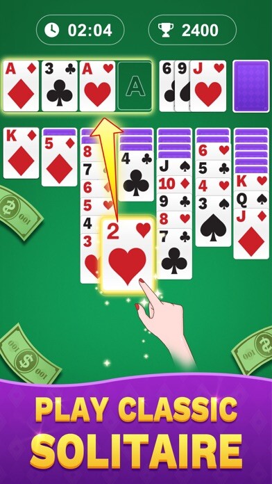 Emulate iPhone app Solitaire of Cash using MyAndroid