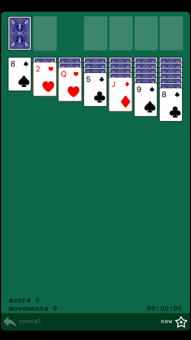 Emulate iPhone app Solitaire - official using MyAndroid