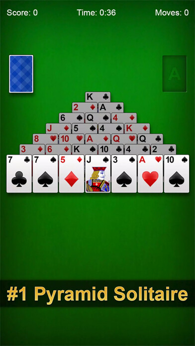 Emulate iPhone app Solitaire Pyramid - Card Game using MyAndroid Emulate iPhone app Solitaire Pyramid - Card Game using MyAndroid