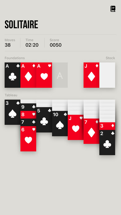 Emulate iPhone app Solitaire & Share™ using MyAndroid