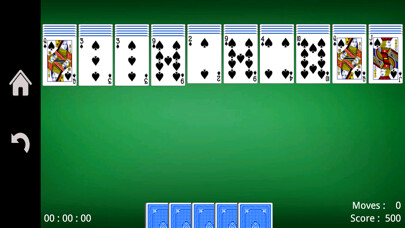 Emulate iPhone app Solitaire Spider ! using MyAndroid