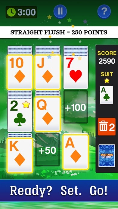 Emulate iPhone app Solitaire Sprint - Win Cash using MyAndroid