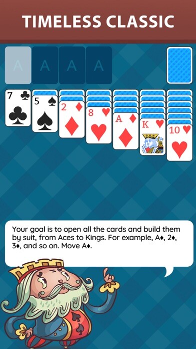 Emulate iPhone app Solitaire Super Klondike using MyAndroid