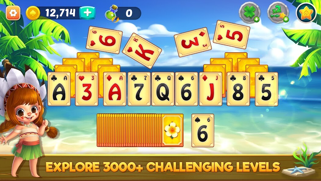 Run android online APK Solitaire Tripeaks Adventure from MyAndroid or emulate Solitaire Tripeaks Adventure using MyAndroid