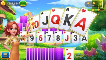Emulate iPhone app Solitaire Tripeaks Garden using MyAndroid