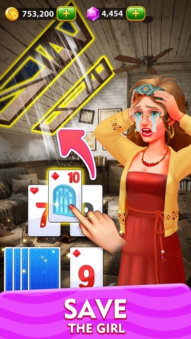 Emulate iPhone app Solitaire Tripeaks Home using MyAndroid