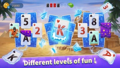 Emulate iPhone app Solitaire Tripeaks:World Tour using MyAndroid