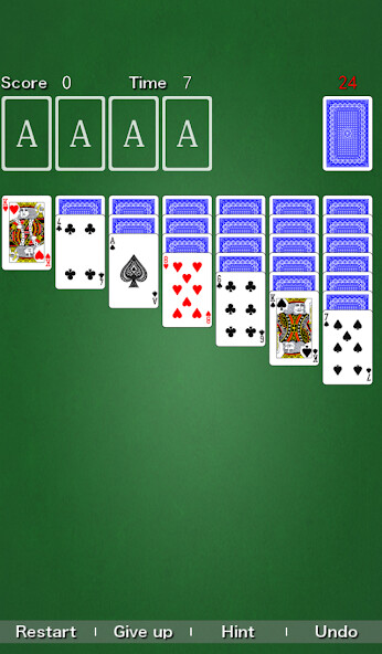Emulate iPhone app Solitaire ZERO using MyAndroid