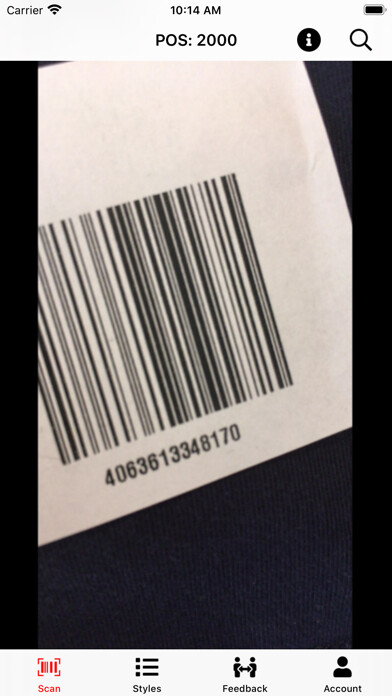 Emulate iPhone app s.Oliver Group Scan App using MyAndroid