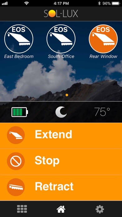 Emulate iPhone app Sol-Lux Mobile using MyAndroid
