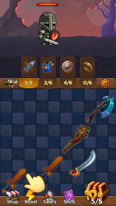 Run android online APK Solo Knight - Merge & Fight from MyAndroid or emulate Solo Knight - Merge & Fight using MyAndroid