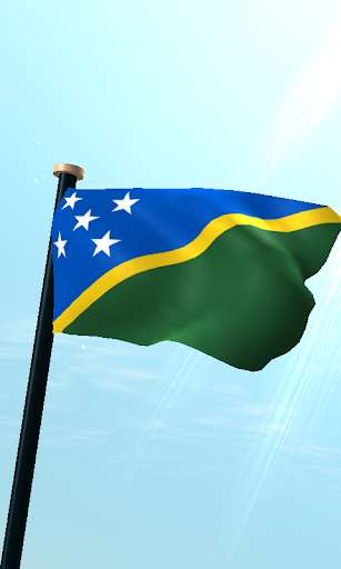 Run android online APK Solomon Islands Flag 3D Free from MyAndroid or emulate Solomon Islands Flag 3D Free using MyAndroid