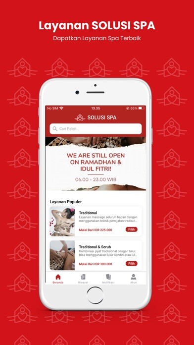 Emulate iPhone app Solusi Spa using MyAndroid Emulate iPhone app Solusi Spa using MyAndroid