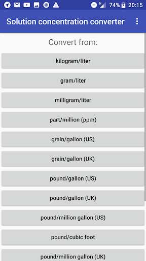 Run android online APK Solution concentration converter from MyAndroid or emulate Solution concentration converter using MyAndroid Run android online APK Solution concentration converter from MyAndroid or emulate Solution concentration converter using MyAndroid