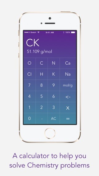 Emulate iPhone app Solved App - chemistry, biochemistry, organic chemistry, periodic table and chemistry calculator using MyAndroid