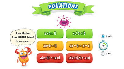 Emulate iPhone app Solving Equations (integers) using MyAndroid