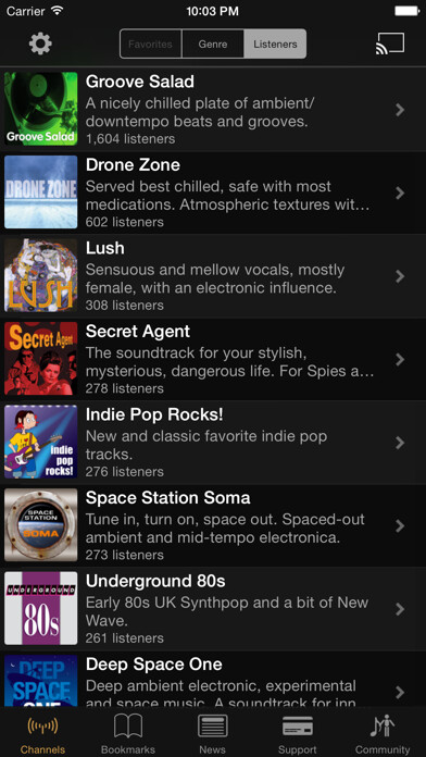 Emulate iPhone app SomaFM Radio Player using MyAndroid Emulate iPhone app SomaFM Radio Player using MyAndroid