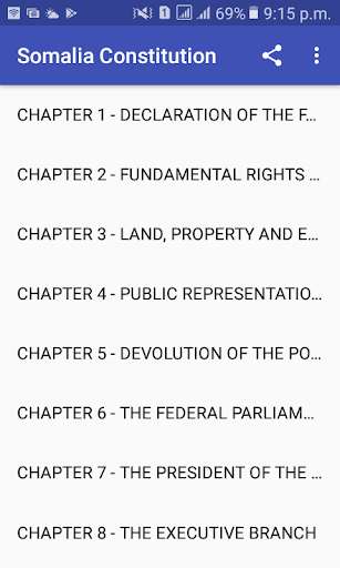 Emulate Android APK Somalia Constitution
