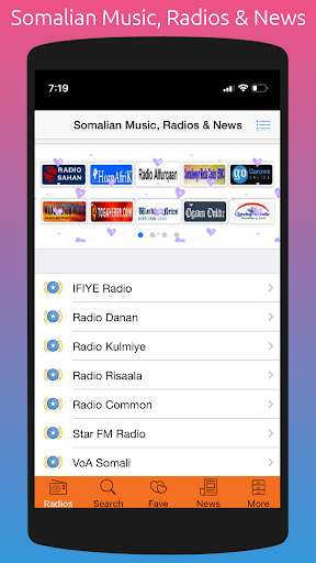 Run android online APK Somalian Music & Live Radios from MyAndroid or emulate Somalian Music & Live Radios using MyAndroid