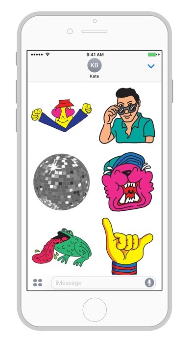 Emulate iPhone app So Me « c’est magnifique » sticker pack. using MyAndroid Emulate iPhone app So Me « c’est magnifique » sticker pack. using MyAndroid