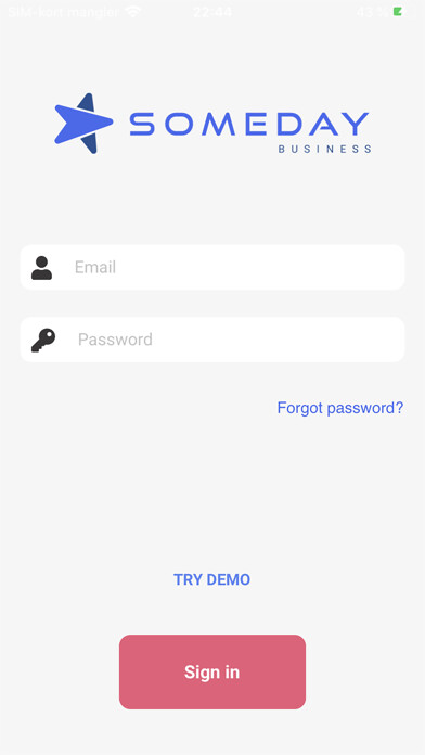 Emulate iPhone app Someday Business using MyAndroid