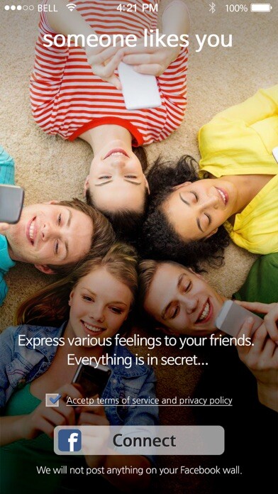 Emulate iPhone app Someone likes you using MyAndroid