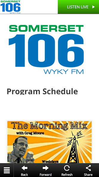 Emulate Android APK Somerset 106.1 WYKY FM