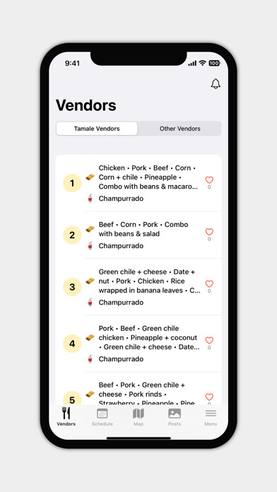 Emulate iPhone app Somerton Tamale Festival using MyAndroid