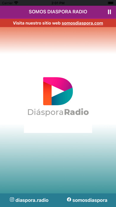 Emulate iPhone app SOMOS DIASPORA RADIO using MyAndroid Emulate iPhone app SOMOS DIASPORA RADIO using MyAndroid