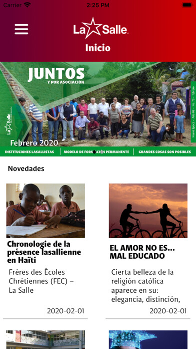 Emulate iPhone app Somos La Salle using MyAndroid Emulate iPhone app Somos La Salle using MyAndroid
