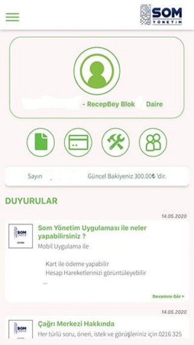 Emulate iPhone app SOM Yönetim using MyAndroid