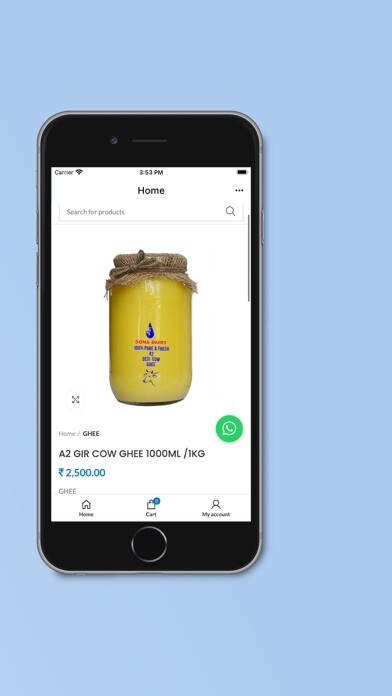 Emulate iPhone app Sona Dairy using MyAndroid Emulate iPhone app Sona Dairy using MyAndroid