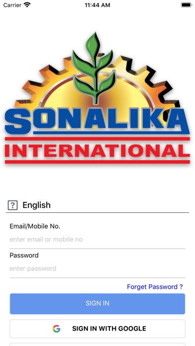 Emulate iPhone app Sonalika Seva using MyAndroid Emulate iPhone app Sonalika Seva using MyAndroid