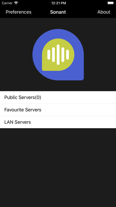 Emulate iPhone app Sonant - audio conference call using MyAndroid