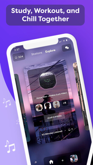 Emulate iPhone app Songbird - listen together using MyAndroid