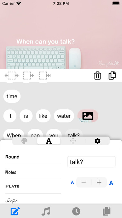 Emulate iPhone app Songbird - Lyric Video Maker using MyAndroid Emulate iPhone app Songbird - Lyric Video Maker using MyAndroid