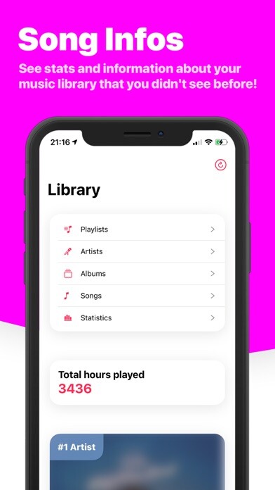 Emulate iPhone app Song Infos - your music stats using MyAndroid Emulate iPhone app Song Infos - your music stats using MyAndroid