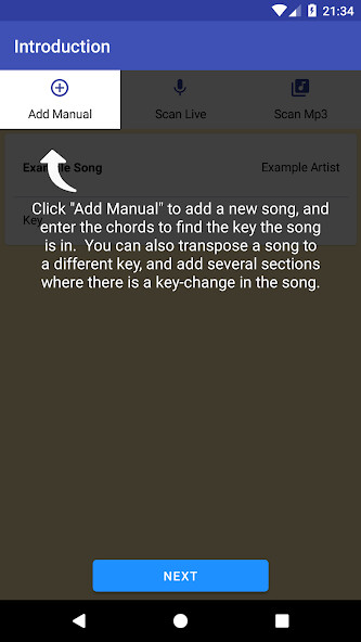 Emulate iPhone app Song Key Finder using MyAndroid Emulate iPhone app Song Key Finder using MyAndroid