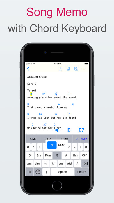 Emulate iPhone app Song Memo using MyAndroid