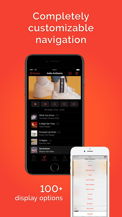 Emulate iPhone app SongOwl Music Player using MyAndroid