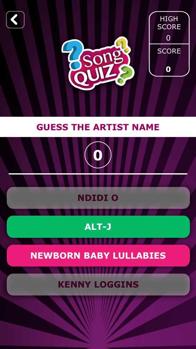 Emulate iPhone app Song Quiz - Guess songs using MyAndroid Emulate iPhone app Song Quiz - Guess songs using MyAndroid