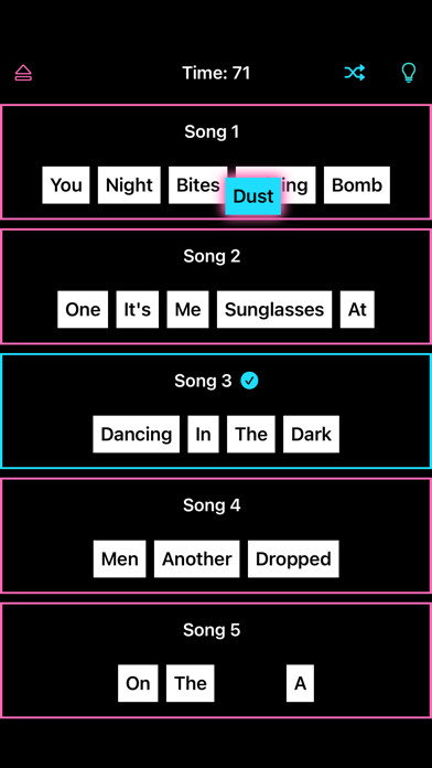 Emulate iPhone app Song Scramble using MyAndroid Emulate iPhone app Song Scramble using MyAndroid