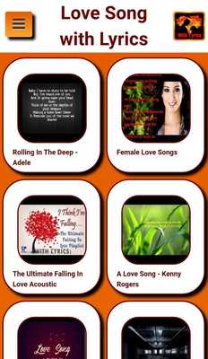 Emulate Android APK Songs Of Love With Lyrics