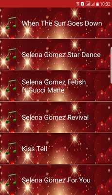 Emulate Android APK Songs Selena Gomez