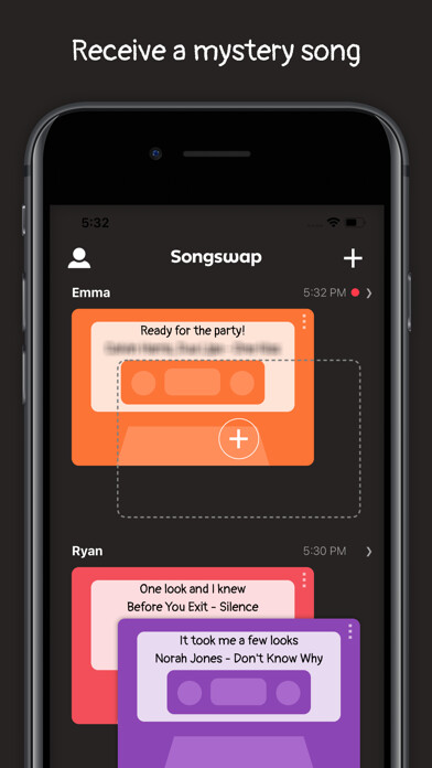 Emulate iPhone app Songswap using MyAndroid